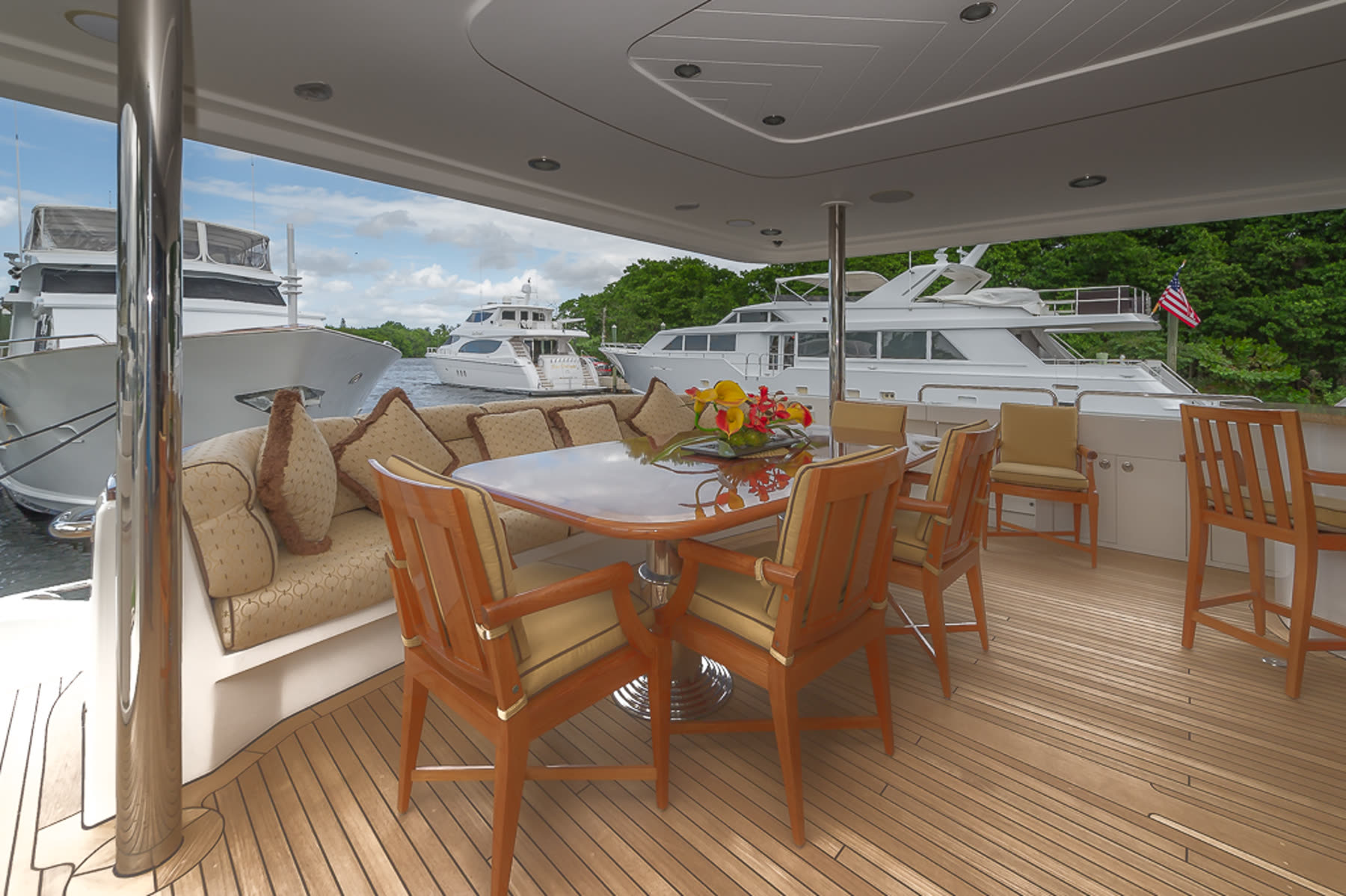 Aft deck, before. Yacht exterior by M2Develop, Fort Lauderdale