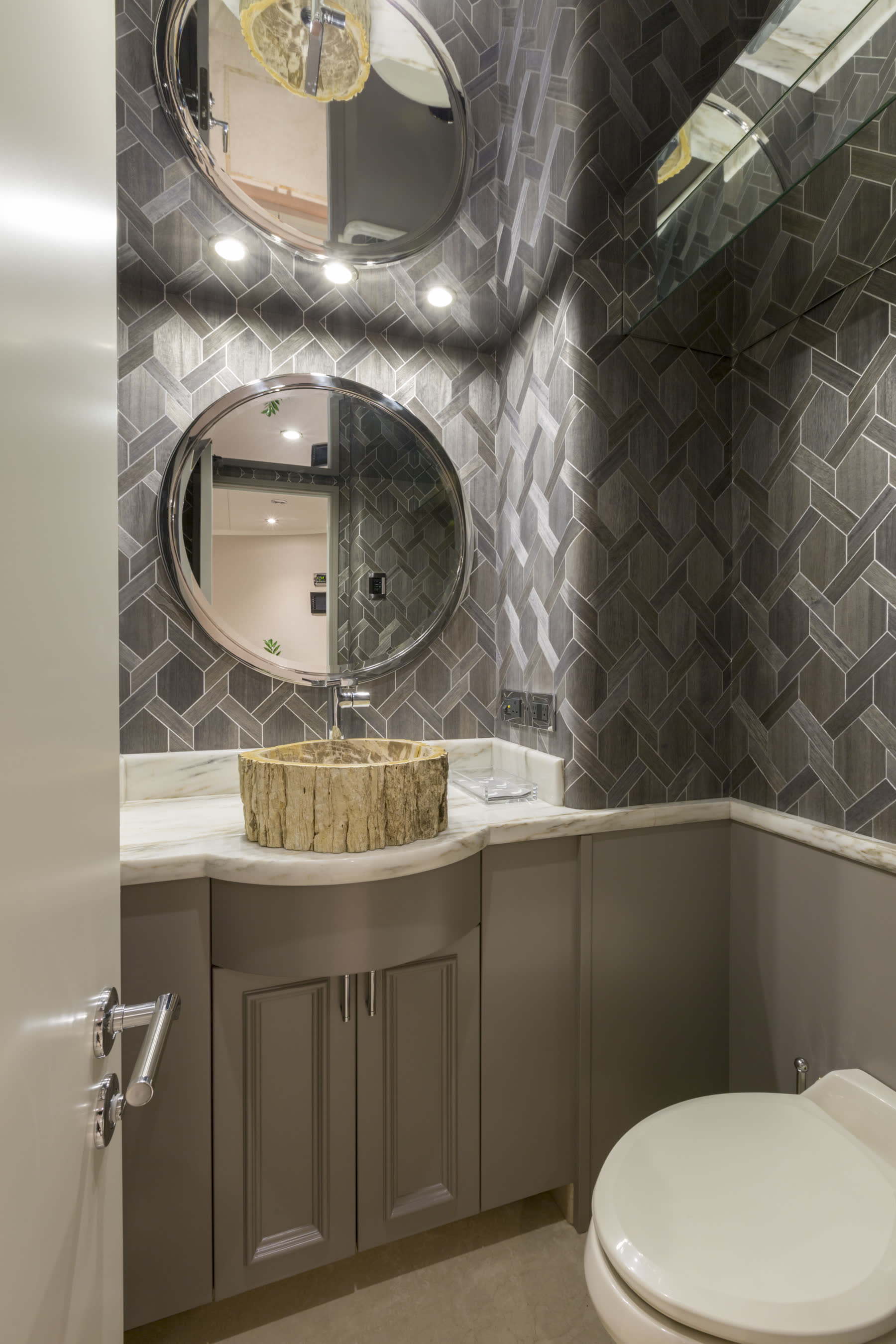 Day head, after. Yacht interior by M2Develop, Fort Lauderdale