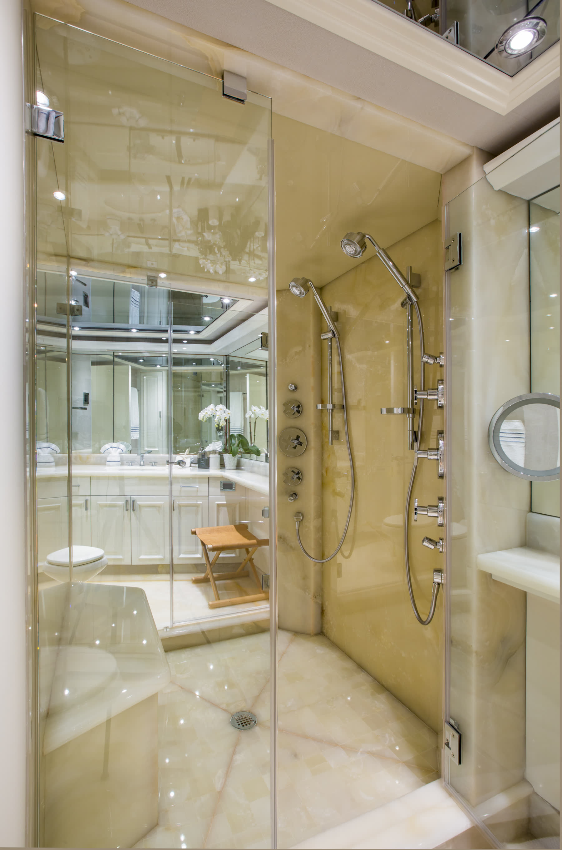 Head, after. Yacht interior by M2Develop, Fort Lauderdale