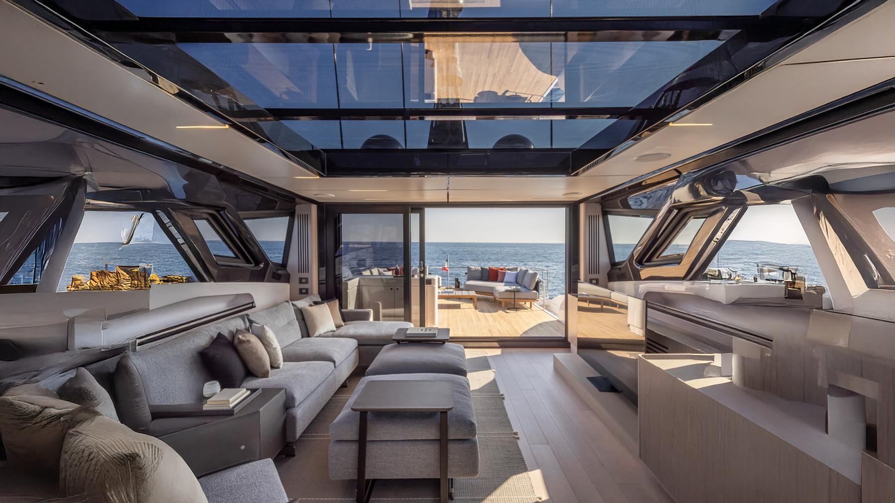 Sky deck lounge. Interior by M2Develop, Fort Lauderdale